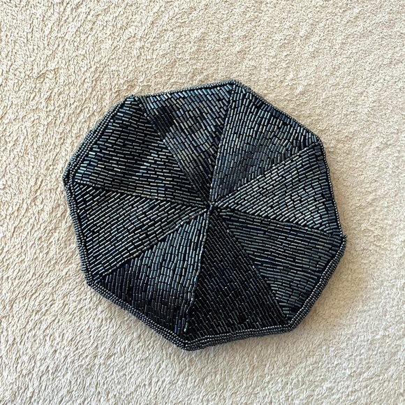 Vintage 1980s Beaded Octagon Clutch – Art Deco Glam - Picture 7 of 12